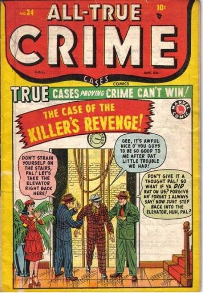 Cover for All True Crime Cases Comics (Bell Features, 1948 series) #34