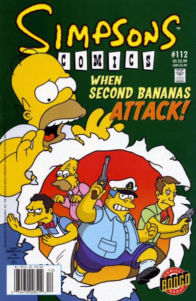 Cover for Simpsons Comics (Bongo, 1993 series) #112