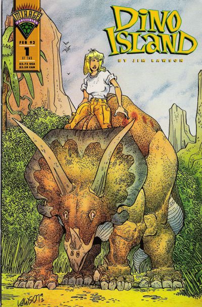 Cover for Dino Island (Mirage, 1993 series) #1