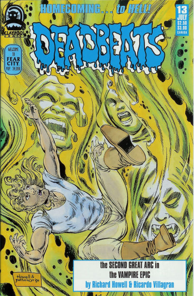 Cover for Deadbeats (Claypool Comics, 1993 series) #13