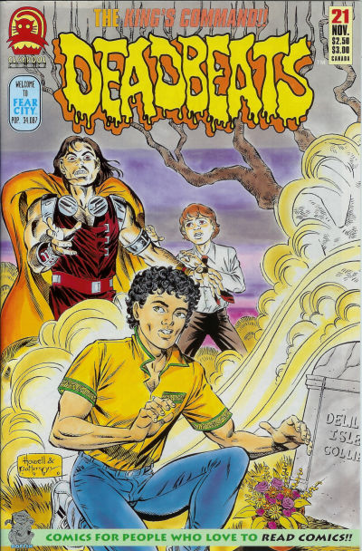 Cover for Deadbeats (Claypool Comics, 1993 series) #21