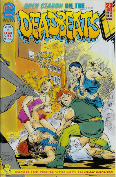 Cover for Deadbeats (Claypool Comics, 1993 series) #23