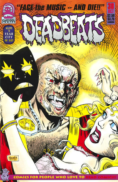 Cover for Deadbeats (Claypool Comics, 1993 series) #38