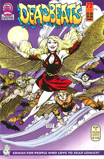 Cover for Deadbeats (Claypool Comics, 1993 series) #72