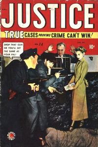 Cover Thumbnail for Justice Comics (Bell Features, 1948 ? series) #14