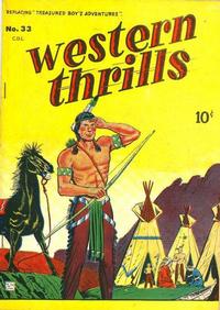 Cover Thumbnail for Western Thrills (Bell Features, 1950 series) #33