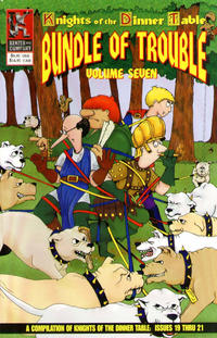 Cover Thumbnail for Knights of the Dinner Table: Bundle of Trouble (Kenzer and Company, 1998 series) #7 [First Printing]