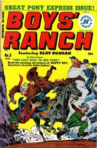 Cover for Boys' Ranch (Harvey, 1950 series) #5