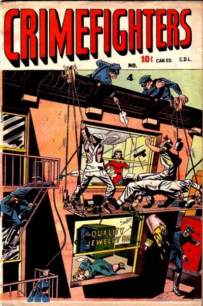 Cover for Crimefighters Comics (Bell Features, 1948 series) #4