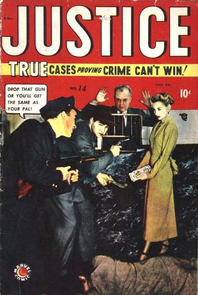 Cover for Justice Comics (Bell Features, 1948 ? series) #14