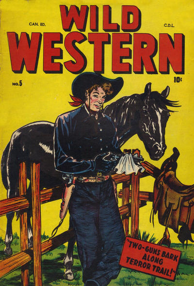 Cover for Wild Western (Bell Features, 1948 series) #5