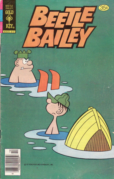 Cover for Beetle Bailey (Western, 1978 series) #123 [Gold Key]