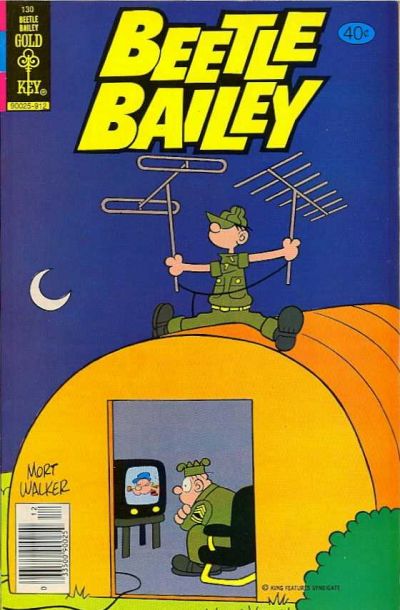 Cover for Beetle Bailey (Western, 1978 series) #130 [Gold Key]
