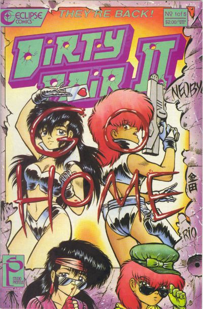 Cover for Dirty Pair II (Eclipse, 1989 series) #1