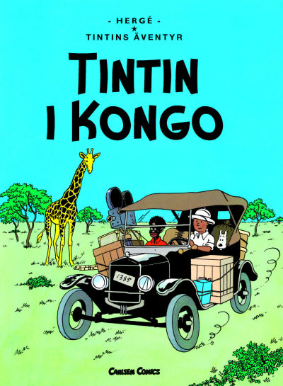 Cover for Tintins äventyr (Bonnier Carlsen, 2004 series) #2 - Tintin i Kongo