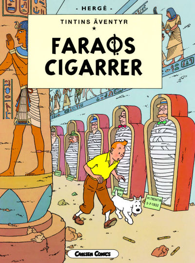 Cover for Tintins äventyr (Bonnier Carlsen, 2004 series) #4 - Faraos cigarrer