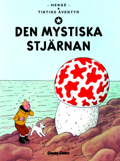 Cover for Tintins äventyr (Bonnier Carlsen, 2004 series) #10 - Den mystiska stjärnan