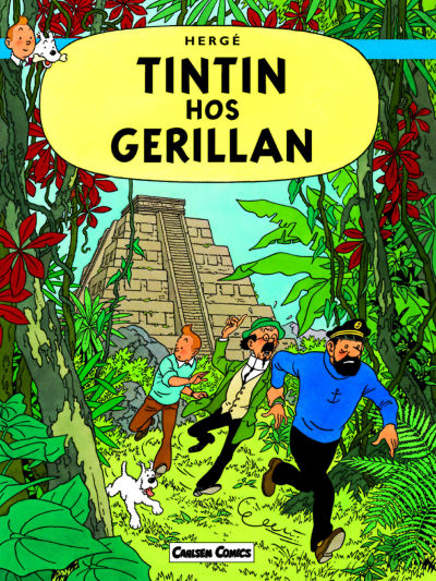 Cover for Tintins äventyr (Bonnier Carlsen, 2004 series) #23 - Tintin hos gerillan