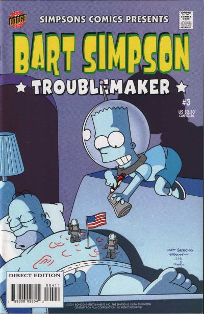 Cover for Simpsons Comics Presents Bart Simpson (Bongo, 2000 series) #3