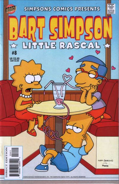 Cover for Simpsons Comics Presents Bart Simpson (Bongo, 2000 series) #8 [Direct Edition]