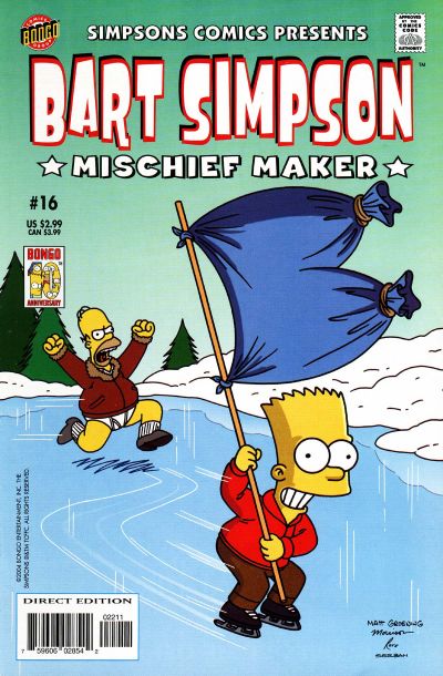 Cover for Simpsons Comics Presents Bart Simpson (Bongo, 2000 series) #16 [Direct Edition]