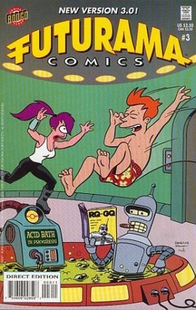 Cover for Bongo Comics Presents Futurama Comics (Bongo, 2000 series) #3 [Direct Edition]