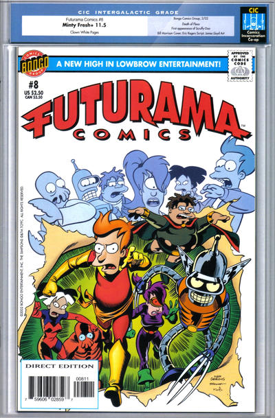 Cover for Bongo Comics Presents Futurama Comics (Bongo, 2000 series) #8 [Direct Edition]