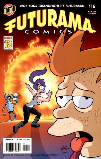 Cover for Bongo Comics Presents Futurama Comics (Bongo, 2000 series) #16 [Direct Edition]
