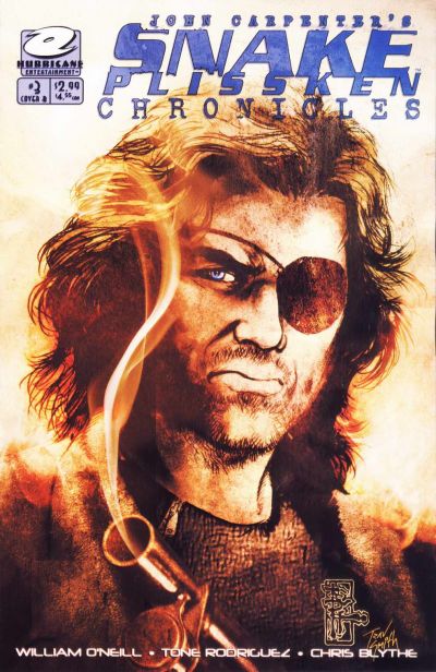Cover for John Carpenter's Snake Plissken Chronicles (CrossGen, 2003 series) #3 [Cover B]