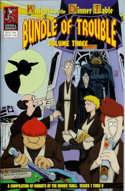 Cover for Knights of the Dinner Table: Bundle of Trouble (Kenzer and Company, 1998 series) #3