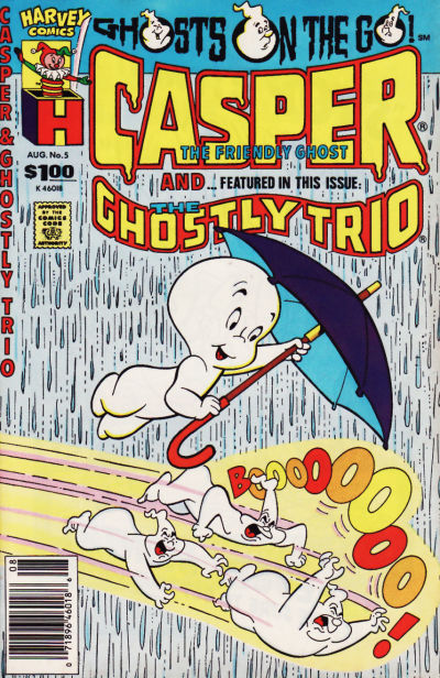 Cover for Casper and ... (Harvey, 1987 series) #5