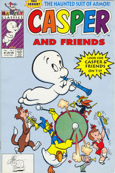 Cover for Casper and Friends (Harvey, 1991 series) #3 [Direct]