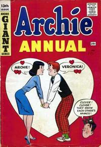 Cover for Archie Annual (Archie, 1950 series) #13