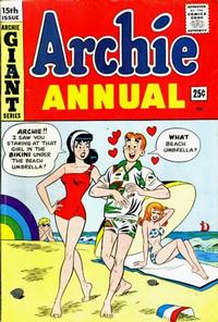 Cover for Archie Annual (Archie, 1950 series) #15