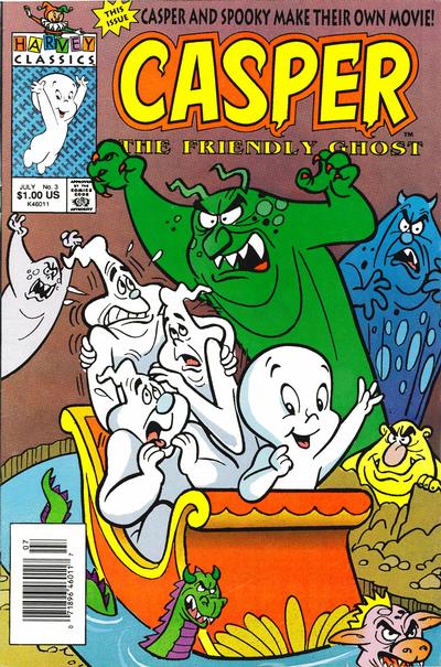 Cover for Casper the Friendly Ghost (Harvey, 1991 series) #3 [Newsstand]