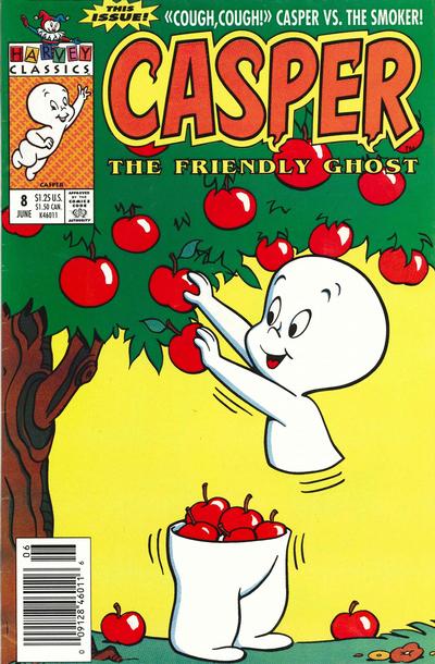 Cover for Casper the Friendly Ghost (Harvey, 1991 series) #8 [Newsstand]