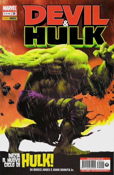Cover for Devil & Hulk (Marvel Italia, 1994 series) #91
