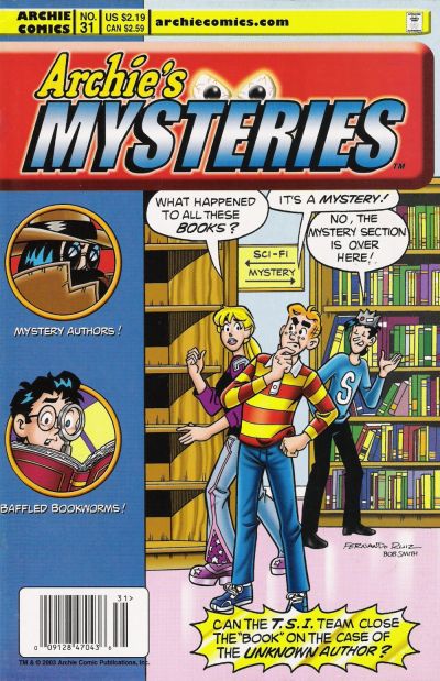 Cover for Archie's Mysteries (Archie, 2003 series) #31 [Newsstand]