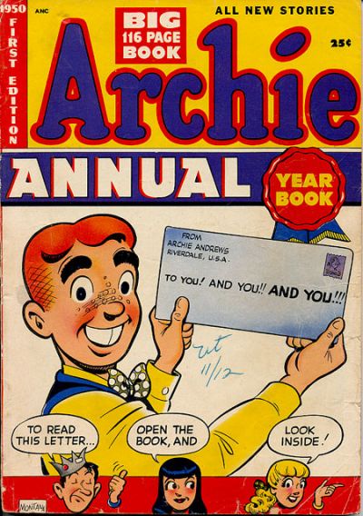 Cover for Archie Annual (Archie, 1950 series) #1