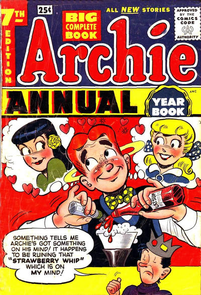 Cover for Archie Annual (Archie, 1950 series) #7