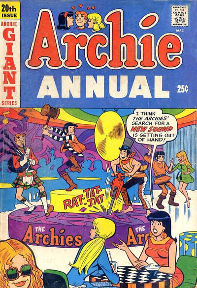 Cover for Archie Annual (Archie, 1950 series) #20