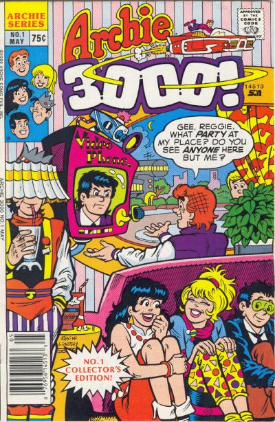 Cover for Archie 3000 (Archie, 1989 series) #1 [Newsstand]