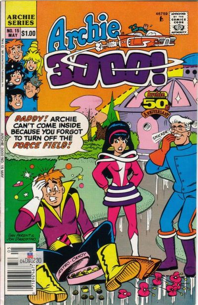 Cover for Archie 3000 (Archie, 1989 series) #15