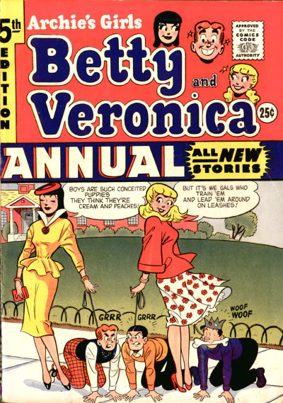 Cover for Archie's Girls, Betty and Veronica Annual (Archie, 1953 series) #5