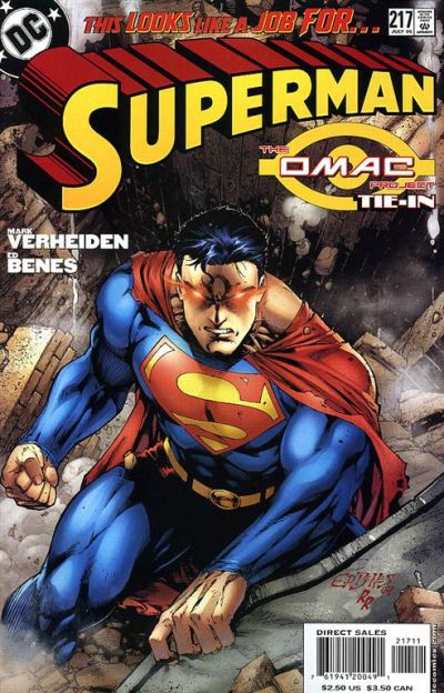 Cover for Superman (DC, 1987 series) #217 [Direct Sales]