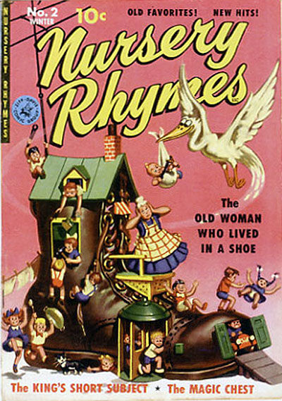 Cover for Nursery Rhymes (Ziff-Davis, 1951 series) #2