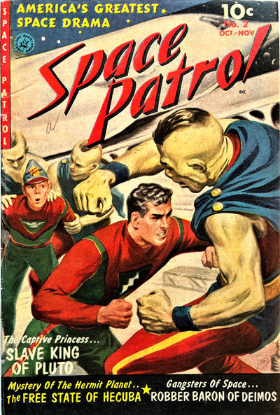 Cover for Space Patrol (Ziff-Davis, 1952 series) #2