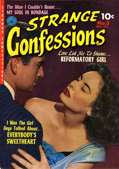 Cover for Strange Confessions (Ziff-Davis, 1952 series) #3