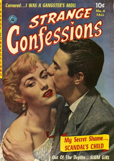 Cover for Strange Confessions (Ziff-Davis, 1952 series) #4