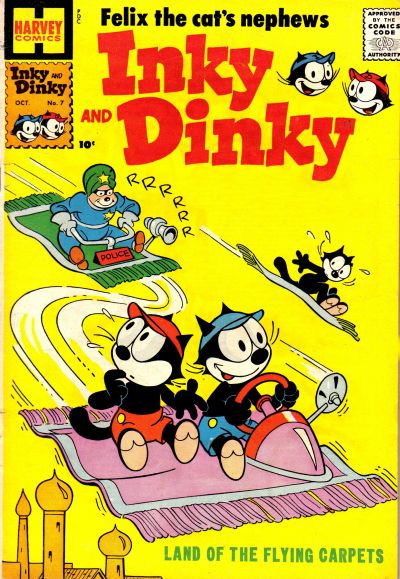Cover for Felix the Cat's Nephews, Inky and Dinky (Harvey, 1957 series) #7